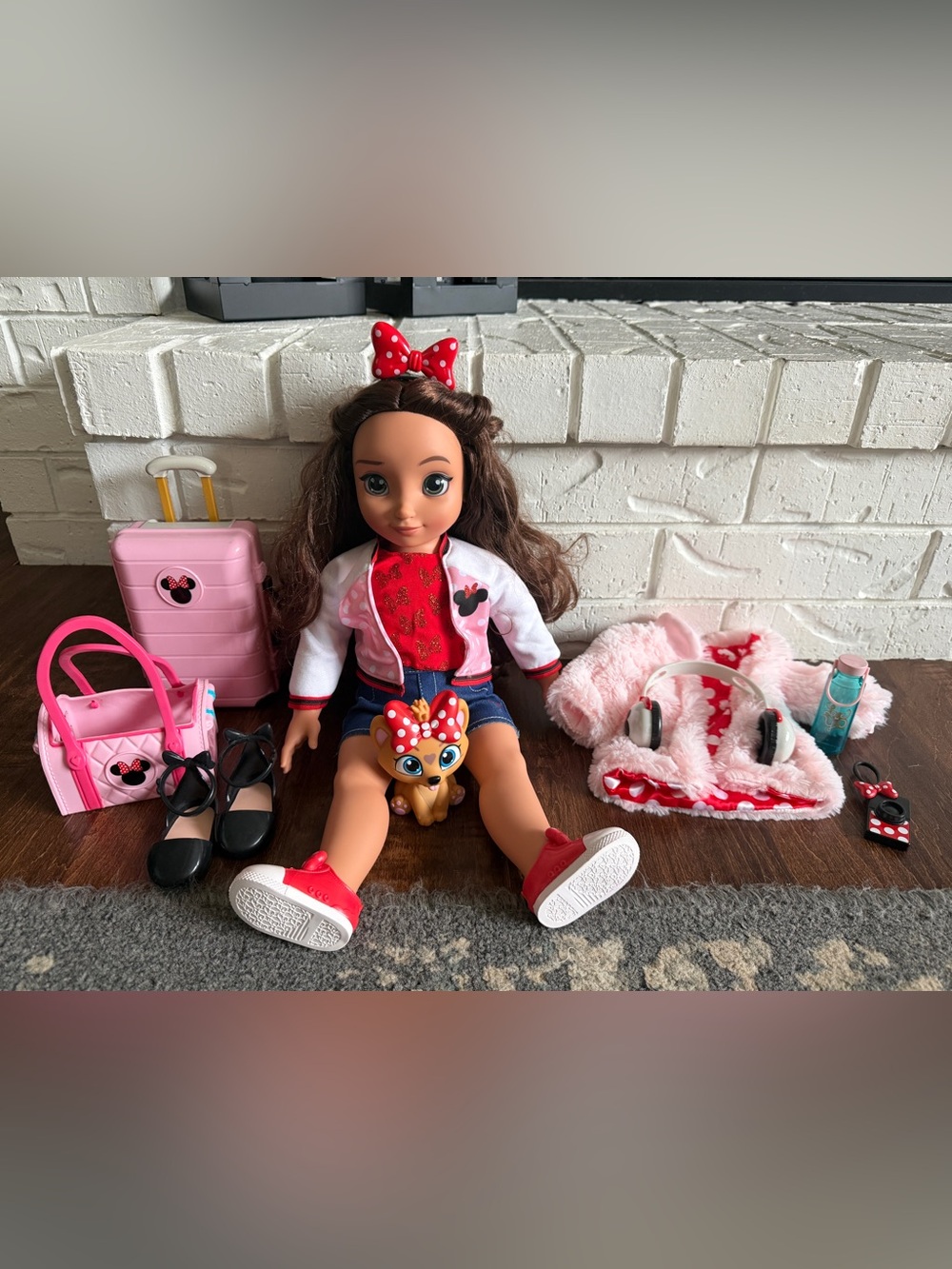 Disney Ily 4 Ever Minnie Mouse Inspired 18” Doll and Travel Fashion Accessories